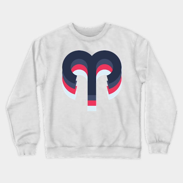 Aries Crewneck Sweatshirt by Frajtgorski